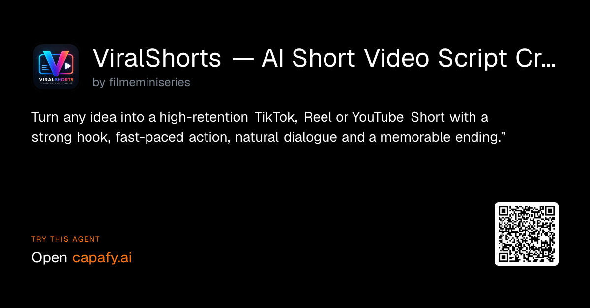 Exmple Scripts ViralShorts — AI Short Video Script Creator - Capafy