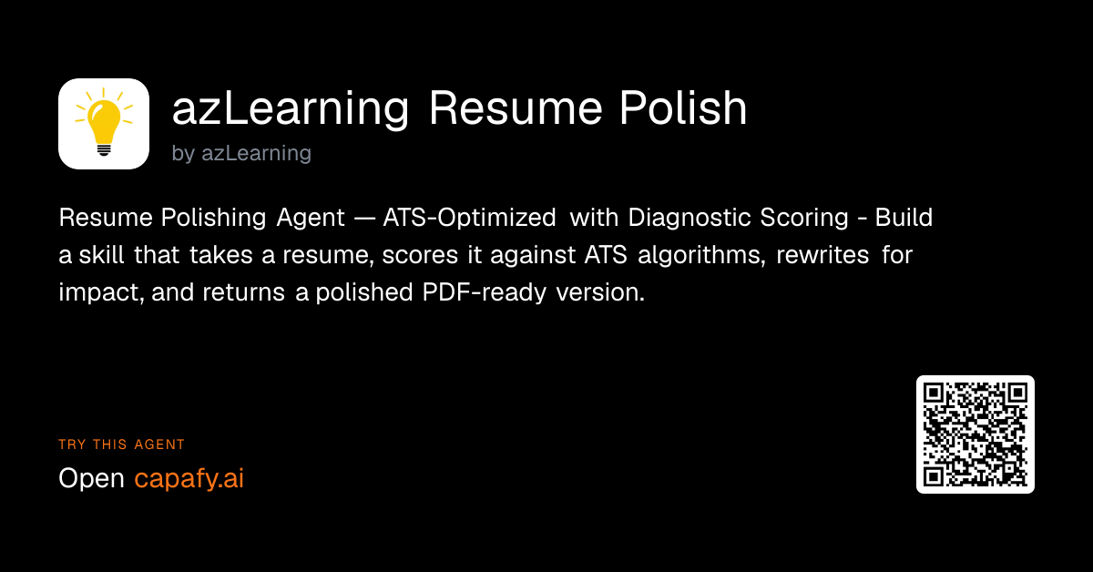 azLearning Resume Polish